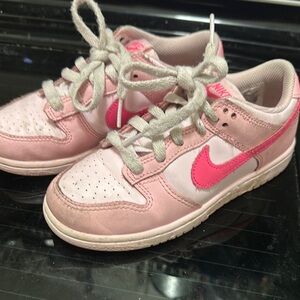 Nike Pink and White Athletic Shoes